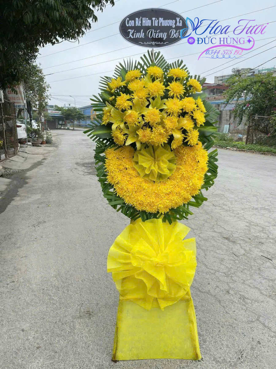 Lẵng Hoa Chia Buồn Đám Tang